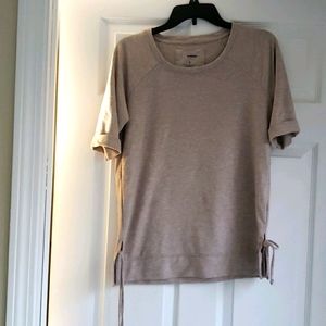 Short sleeve sweatshirt top